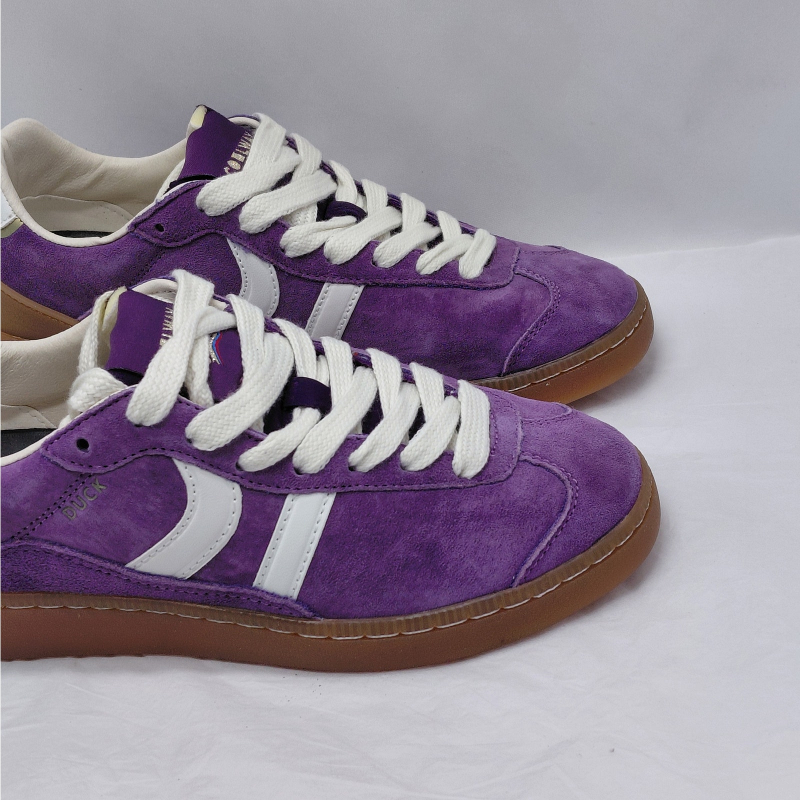 Coolway Womens Duck Athletic Sneakers Size 7.5 Purple Suede Gum Sole Y2k Indie — image 8 of 8